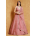 Picture of Exquisite Georgette Pale Violet Red Lehenga Choli