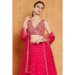 Picture of Resplendent Georgette Salmon Lehenga Choli