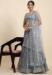 Picture of Ravishing Georgette Slate Grey Lehenga Choli