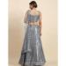 Picture of Ravishing Georgette Slate Grey Lehenga Choli