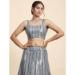 Picture of Ravishing Georgette Slate Grey Lehenga Choli