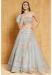 Picture of Good Looking Organza Thistle Lehenga Choli