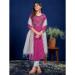 Picture of Rayon Medium Violet Red Readymade Salwar Kameez