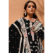 Picture of Shapely Rayon Black Straight Cut Salwar Kameez