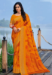 Picture of Exquisite Chiffon Dark Orange Saree