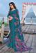 Picture of Delightful Chiffon Teal Saree