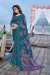 Picture of Delightful Chiffon Teal Saree