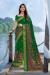 Picture of Pretty Chiffon Dark Green Saree