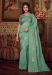 Picture of Enticing Chiffon Dark Sea Green Saree