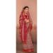 Picture of Excellent Silk Fire Brick Saree