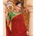 Picture of Classy Georgette Dark Red Saree