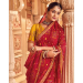 Picture of Exquisite Georgette Fire Brick Saree