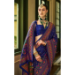 Picture of Gorgeous Silk Midnight Blue Saree