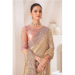 Picture of Resplendent Chiffon & Satin Tan Saree