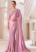 Picture of Appealing Chiffon & Satin Pale Violet Red Saree