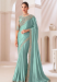 Picture of Sublime Chiffon & Satin Cadet Blue Saree