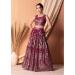 Picture of Splendid Georgette Light Coral Lehenga Choli