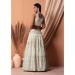 Picture of Stunning Georgette Off White Lehenga Choli