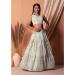 Picture of Stunning Georgette Off White Lehenga Choli