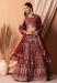 Picture of Enticing Georgette Maroon Lehenga Choli