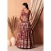 Picture of Enticing Georgette Maroon Lehenga Choli