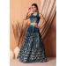 Picture of Resplendent Georgette Midnight Blue Lehenga Choli