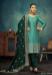 Picture of Chiffon Cadet Blue Straight Cut Salwar Kameez