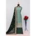 Picture of Chiffon Cadet Blue Straight Cut Salwar Kameez