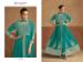 Picture of Superb Chiffon Teal Anarkali Salwar Kameez