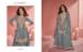 Picture of Silk & Organza Slate Grey Straight Cut Salwar Kameez