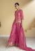 Picture of Chiffon Indian Red Straight Cut Salwar Kameez