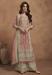 Picture of Fascinating Silk Rosy Brown Straight Cut Salwar Kameez