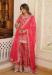 Picture of Shapely Chiffon Fire Brick Readymade Salwar Kameez