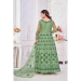 Picture of Taking Net Dark Sea Green Anarkali Salwar Kameez