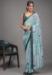 Picture of Amazing Georgette Cadet Blue Saree