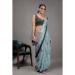 Picture of Amazing Georgette Cadet Blue Saree