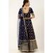 Picture of Georgette & Silk Midnight Blue Lehenga Choli