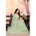 Picture of Fascinating Georgette Dark Sea Green Lehenga Choli