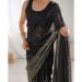 Picture of Graceful Georgette Black Saree