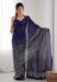 Picture of Exquisite Georgette Midnight Blue Saree