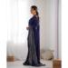 Picture of Exquisite Georgette Midnight Blue Saree