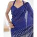 Picture of Exquisite Georgette Midnight Blue Saree