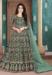 Picture of Lovely Georgette Dark Green Anarkali Salwar Kameez