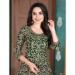 Picture of Lovely Georgette Dark Green Anarkali Salwar Kameez