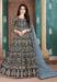 Picture of Classy Georgette Navy Blue Anarkali Salwar Kameez