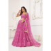 Picture of Grand Net Pale Violet Red Lehenga Choli