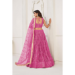 Picture of Grand Net Pale Violet Red Lehenga Choli