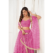 Picture of Grand Net Pale Violet Red Lehenga Choli