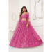 Picture of Grand Net Pale Violet Red Lehenga Choli