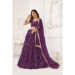 Picture of Enticing Net Purple Lehenga Choli